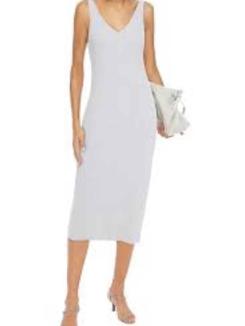 Enza Costa Lavender grey  Sleeveless Maxi Dress